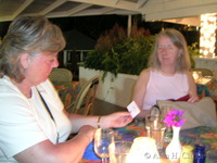 Margaret and Gina at Southern Palms.