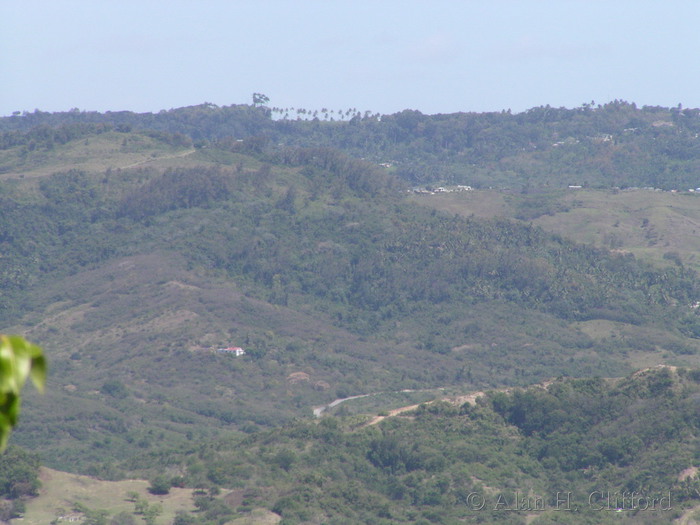 View from Grenade Hall signal station looking towards Cotton Tower