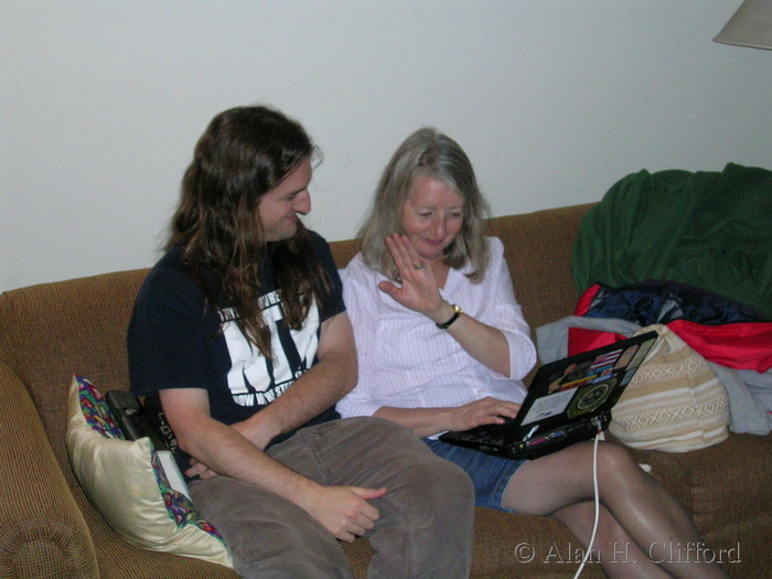 Margaret and Ben, Westwood apartment, Los Angeles