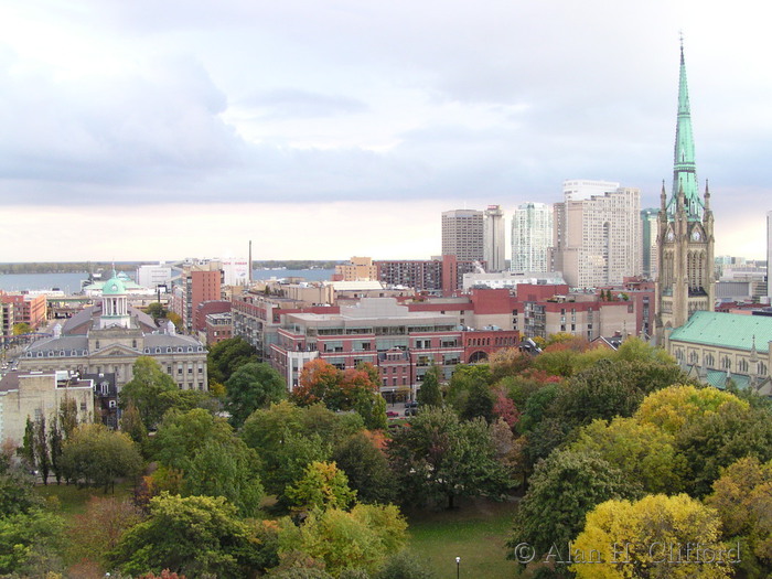 View from hotel window, Toronto