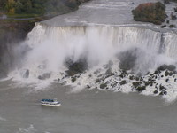 Waterfall from the skylon tower, Niagara