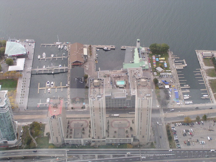 View from the CN tower, Toronto