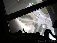 Glass floor, CN tower, Toronto