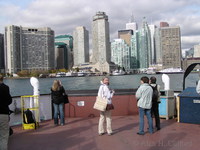 Margaret on the Toronto islands ferry