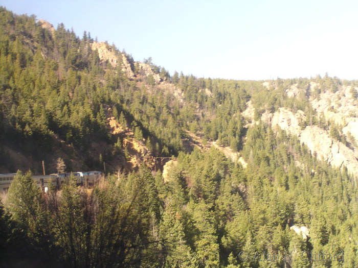 Leaving Denver by California Zephyr train