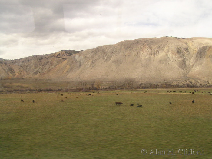 View from the California Zephyr train