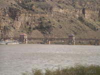 The dam in DeBeque canyon