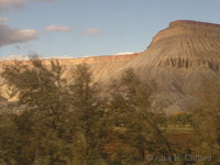 View from the California Zephyr train