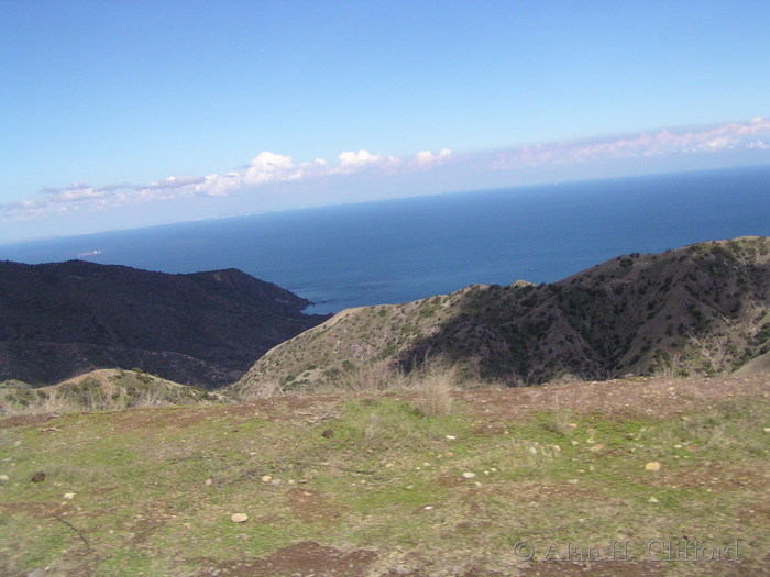 Views from the airport road, Catalina