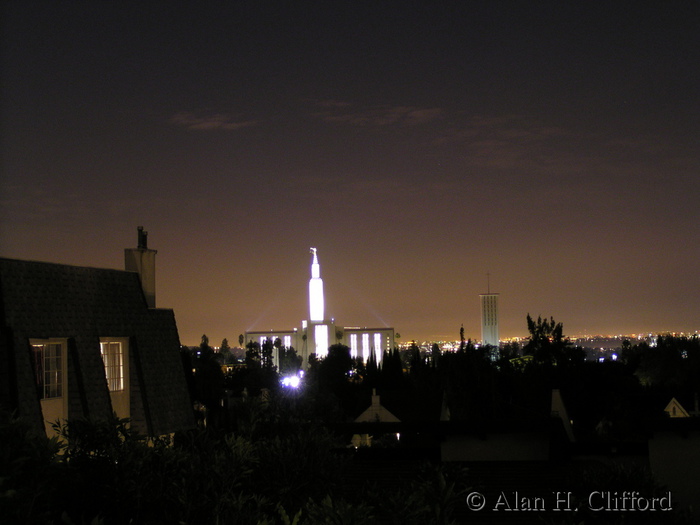 View from hotel window, Westwood, Los Angeles