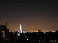 View from hotel window, Westwood, Los Angeles