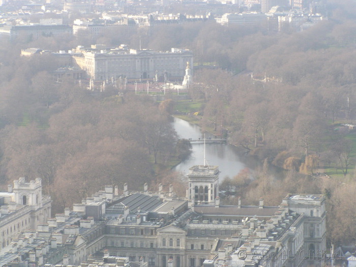 Buckingham Palace from the London Eye