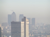 Canary Wharf from the London Eye