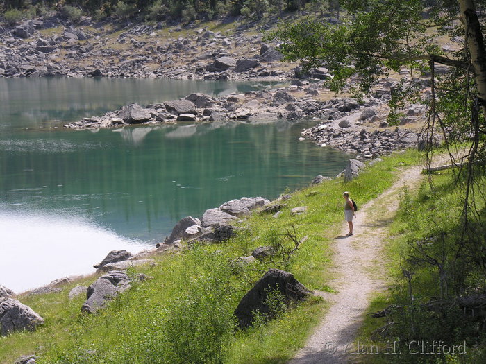 Margaret at Medicine Lake