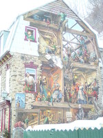 House mural, Basse-Ville, Québec