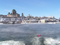 Québec seen from the Lévis ferry