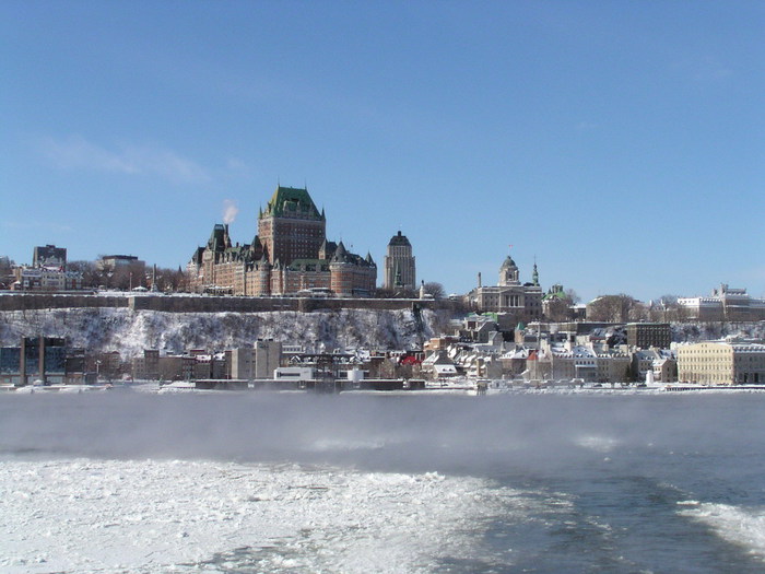 Québec seen from the Lévis ferry