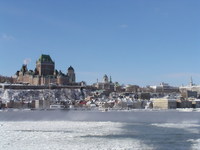 Québec seen from the Lévis ferry
