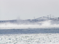 Ice and mist on the St. Lawrence