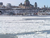 The Chateau Frontenac seen from Lévis