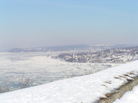St. Lawrence river seen from the Citadelle wall
