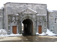 Original gate at the Citadelle de Québec