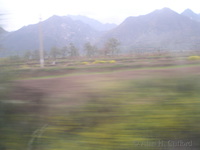 View from the train to Xi’an