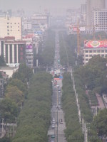 View north of the Great Goose Pagoda