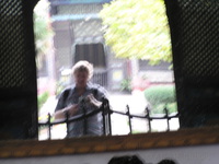 Alan in the courtyard of the Great Mosque