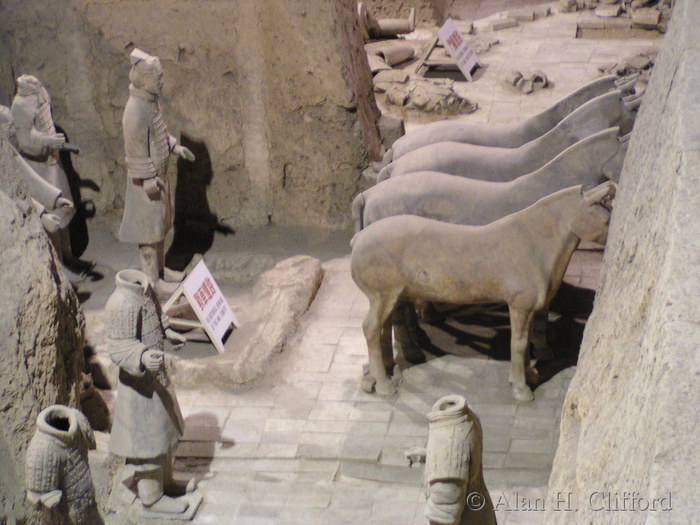 Terracotta warriors and horses