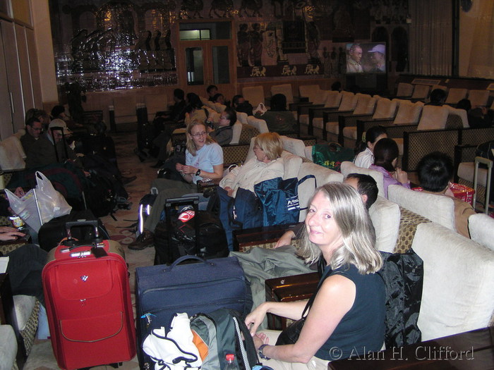 Soft sleeper lounge at Xi’an station