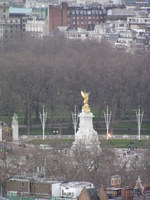 Queen Victoria Memorial seen from Westminster Cathedral tower