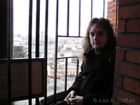 Ben at the top of Westminster Cathedral tower