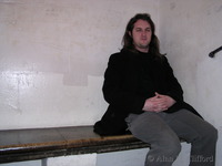 Ben resting during the climb up St. Paul’s Cathedral, London