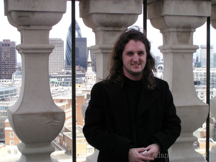 Ben on the Stone Gallery, St. Paul’s Cathedral