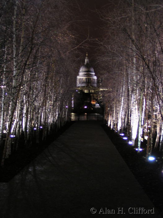 St. Paul’s Cathedral seen from outside the Tate Modern