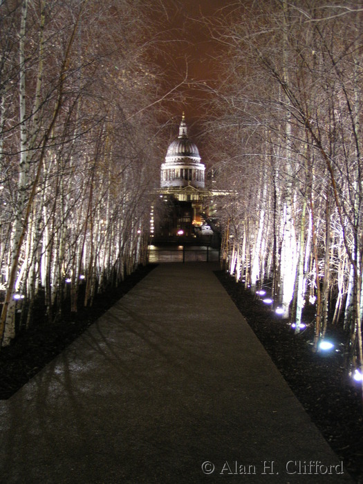 St. Paul’s Cathedral seen from outside the Tate Modern