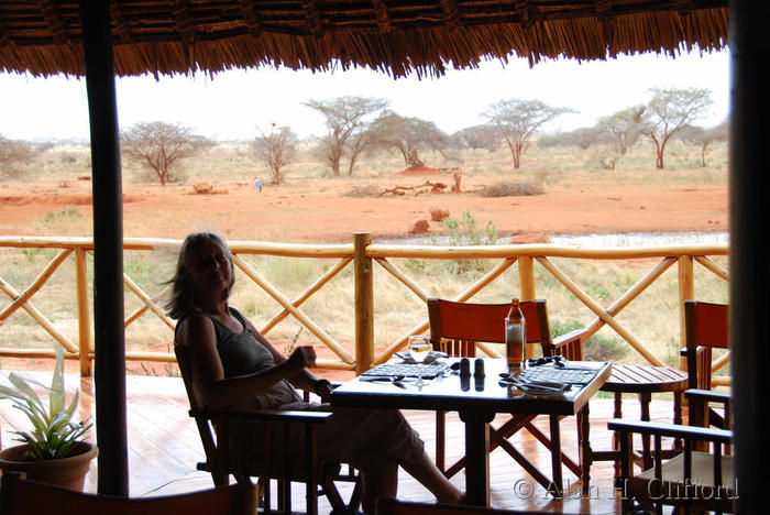 Margaret at Ngutuni Lodge