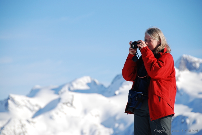 Margaret on Whistler Mountain