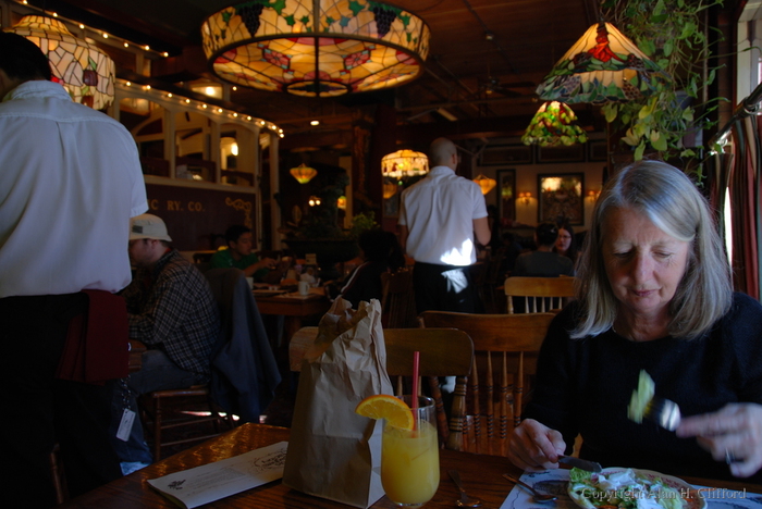 Margaret in the Old Spaghetti Factory, Gastown