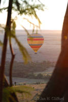 Balloon seen from our room at the Mara Serena