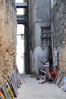 Artists in a Stonetown alley