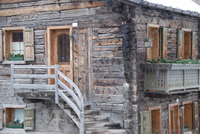 Wooden building in Livigno