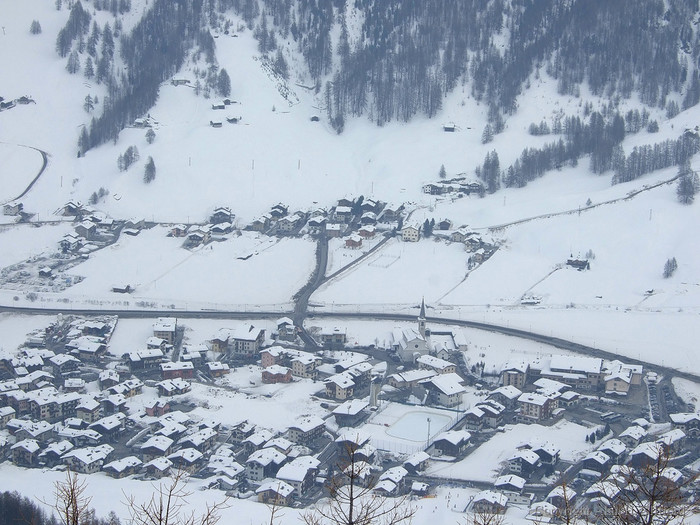 View of Livigno from Costaccia