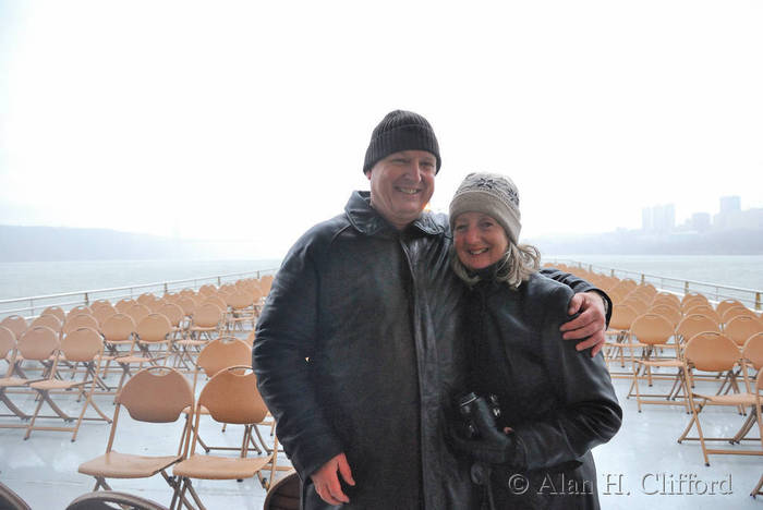 Margaret and Alan on the Hudson River