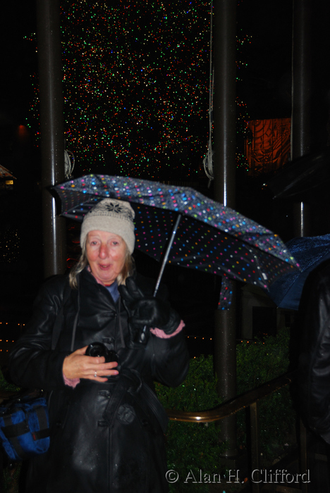 Margaret in Rockefeller Plaza