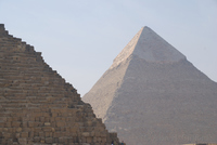 Great Pyramid and the Khafre Pyramid