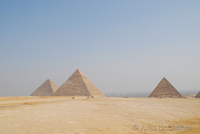 Great Pyramid, Khafre Pyramid and Menkaure Pyramid