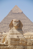 The Sphinx and the Khafre Pyramid