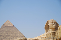 Sphinx and the Khafre Pyramid